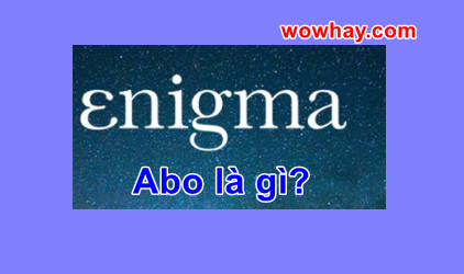 Enigma abo là gì? Enigma là gì? Đúng nhất